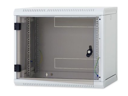 Nástenný rack RUA 12U/600mm, perforované dvere, odnímateľné bočnice RUA-12-LS6-CAX-A1