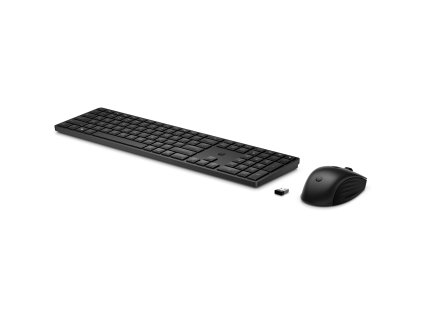 HP 650 Wireless Keyboard & Mouse Black- Anglická klávesnice a myš, černá 4R013AA#ABU