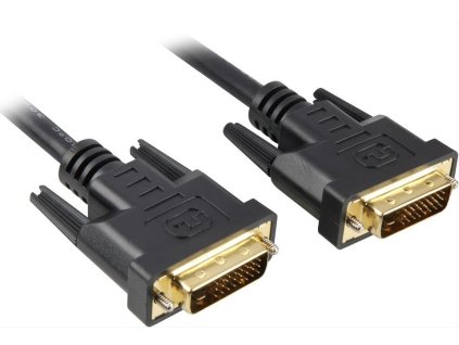 PremiumCord DVI-D propojovací kabel/ dual-link/ DVI(24+1)/ MM/ 5m/ černý kpdvi2-5
