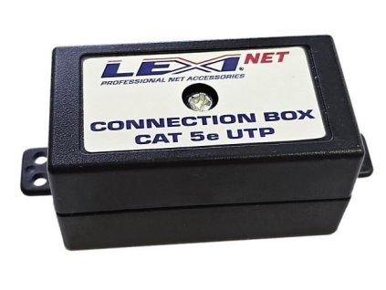 LEXI-Net Spojovací box MINI UTP Cat5E narážecí, černá SPBOXC5E-1