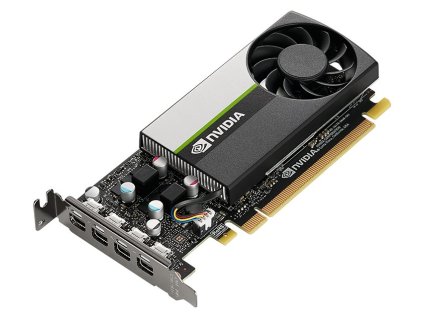 PNY QUADRO T1000 8GB / PCI-E / 8GB GDDR6 / 4x mini DP 1.4 / LowProfile VCNT1000-8GB-PB