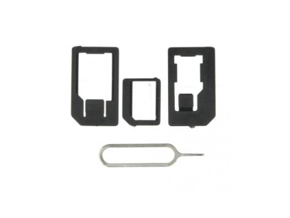 ALIGATOR Adaptér pre nano a microSIM karty + ihla 186158