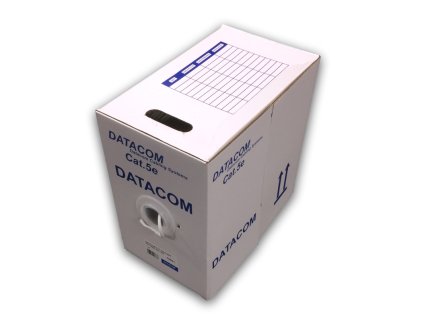 DATACOM FTP drôt CAT5E PVC, Eca 305m biely 12001