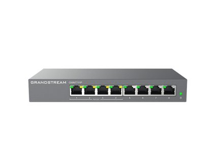 Grandstream GWN7711P Layer 2 Lite managed switch, 8 portov, 4x PoE/PoE+ GWN7711P
