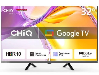 CHiQ L32M9E TV 32", HD, smart, Google TV, Dolby Audio, dbx-tv, HDR 10 L32M9E