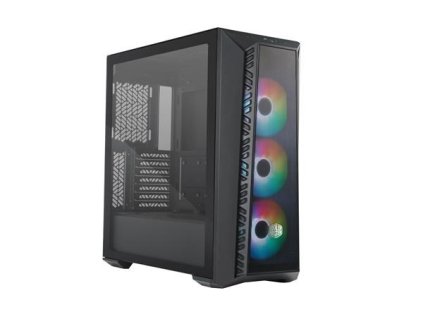 Cooler Master case MasterBox 520 Mesh, ATX, bez zdroje, průhledná bočnice, černá MB520-KGNN-S00