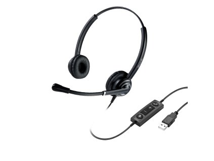 WELL Mairdi MRD-612D USB, náhlavka, dvojušný 10001427