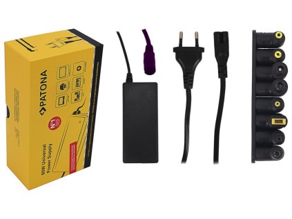 PATONA napájecí adaptér k ntb/ 15-22V/4,74A 90W/ UNI/ 8 konektorů/ délka kabelu 2,5 m PT2581