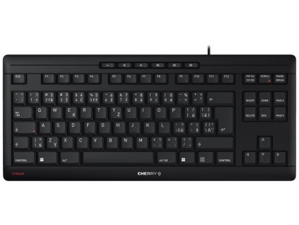 CHERRY klávesnice STREAM TKL, drátová, USB, CZ+SK layout, černá JK-8600CS-2