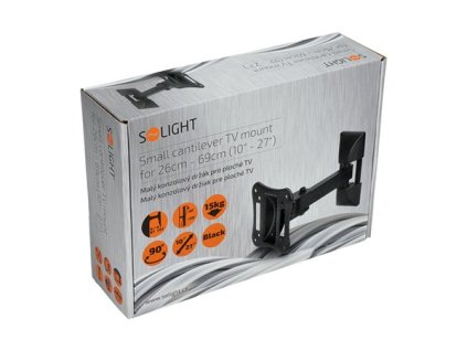 Solight malý konzolový držiak pre ploché TV od 26cm - 69cm (10'' - 27'') 1MK01