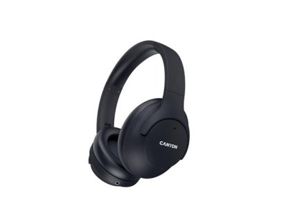 Canyon BTHS-10, OnRiff 10 Bluetooth bezdrôtové slúchadlá, ANC aktívne potláčanie hluku, USB-C nabíjanie, čierne CNS-CBTHS10BK