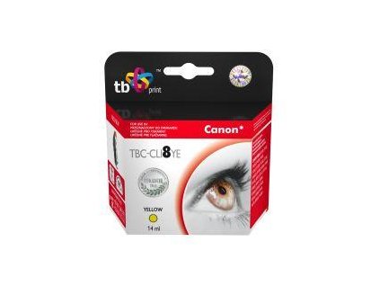 Ink. kazeta TB kompat. s Canon CLI-8Y 100% new TBC-CLI8YE