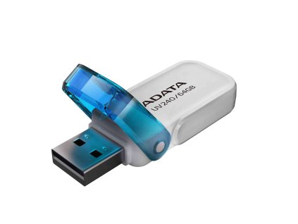 ADATA Flash Disk 64GB UV240, USB 2.0, bílá AUV240-64G-RWH