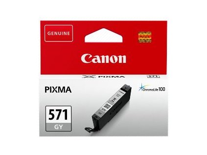 kazeta CANON CLI-571GY grey MG 7750/7751/7752/7753 (125 str.) 0389C001