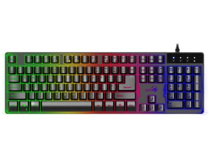 GENIUS GX GAMING Scorpion K8/ drátová/ podsvícená/ USB/ černá/ CZ+SK layout 31310001403