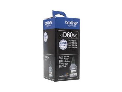 atramentová náplň BROTHER BT-D60BK Black DCP-T310/T510W/T710W, MFC-T910DW (6500 str.) BTD60BK