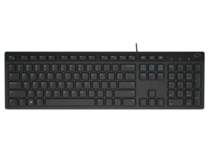 DELL klávesnice KB216/ multimediální/ ruská/ USB/ drátová/ černá 580-ADGR