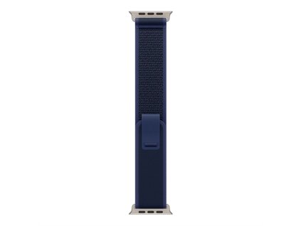 Apple Watch 49mm Blue Trail Loop - M/L - Natural Titanium Finish MXTW3ZM/A