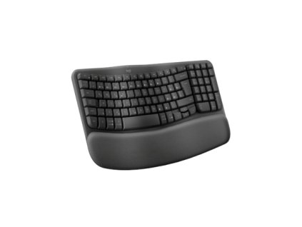 Logitech® Wave Keys Wireless Ergo klávesnica - GRAPHITE, SK/CZ, 2.4GHZ/B 920-012307