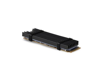 AXAGON CLR-M2L6, hliníkový pasívny chladič pre M.2 2280 SSD, výška 6 mm CLR-M2L6