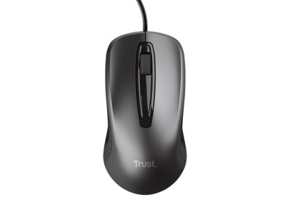 TRUST BASICS/Kancelárska/Optická/1 200 DPI/Drôtová USB/Čierna 24657