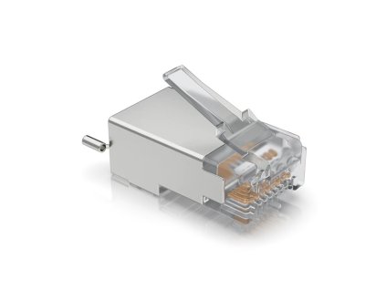 Ubiquiti UISP-Connector-SHD - STP RJ45 konektor, Cat5, 8p8c, drôt, pozlátený, AWG24 (100ks) UISP-Connector-SHD