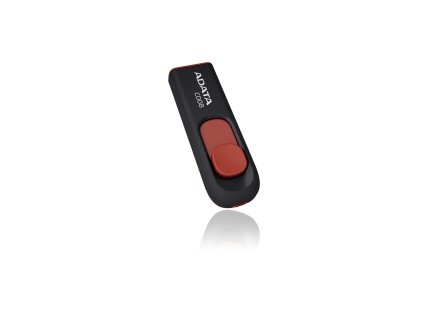 64GB USB ADATA C008 čierno/červená (potlač) AC008-64G-RKD