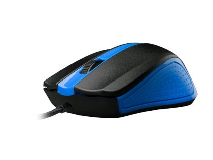 C-TECH Myš WM-01, modrá, USB WM-01B