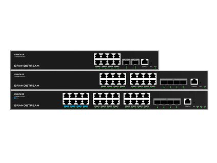 Grandstream GWN7813P Layer 3 Managed Network PoE Switch, 24 portov / 4 SFP+ GWN7813P