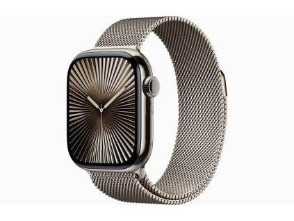 Apple Watch S10 Cell/46mm/Natural/Elegant Band/Natural/-S/M MC7Q4QC/A
