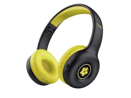 TRUST bezdrátová sluchátka Nouna, Bluetooth, Černá 25405