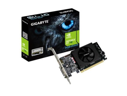 GIGABYTE VGA NVIDIA GeForce GT 710 2G, 2G DDR5, 1xHDMI, 1xDVI-I GV-N710D5-2GL