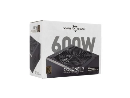 White Shark GPSU-B600S COLONEL-2, Zdroj 600W COLONEL-2