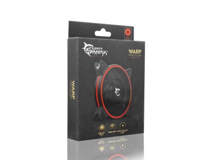 White Shark 1250-03B-R WARP, Ventilátor PC, 120mm WARP