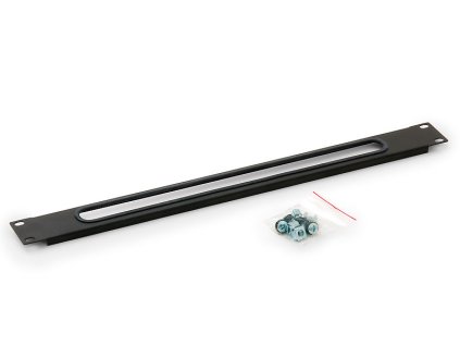 19'' priechodný panel 1U RAB-ZP-X03-A1