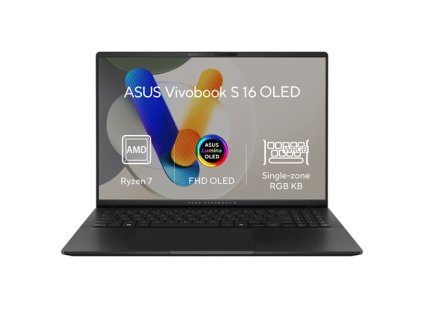 ASUS Vivobook S16/Ryzen AI 7 350/16GB/1TB SSD/AMD Radeon 860M/16"OLED/Win11Home/Black M5606KA-OLED045W