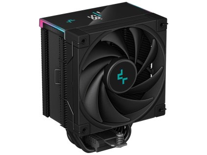 DEEPCOOL chladič AK500S Digital / užší / 120mm fan / 5x heatpipes / PWM / pro Intel i AMD / černý R-AK500S-BKADMN-G