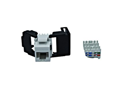 Keystone modul RJ45 netienený, Cat.5e, samozárezový, SFA HSEMRJ5UWS
