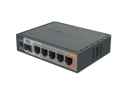 MikroTik RouterBOARD RB760iGS, hEX S, 5x GbE, SFP, USB, L4, PSU RB760iGS