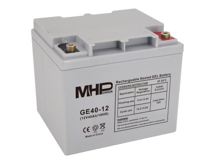 MHPower GE40-12 Gélový akumulátor 12V/40Ah GE40-12