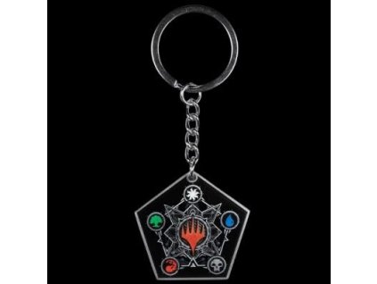 Konix Magic: The Gathering "Colors" Metal Keychain KX-MAG-KC-5C