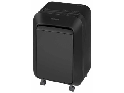 FELLOWES skartovač LX 210/ křížový řez 4x12mm/ objem koše 23 l/ stupeň utajení P-4 (důvěrné)/ černý FELSHLX210