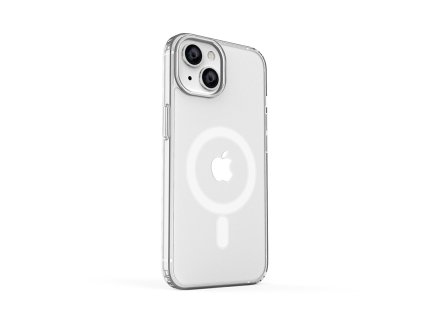 Silikónový kryt CARNEVAL SNAP pre iPhone 14 s MagSafe - biela ERCSIP14MGLQ-WH