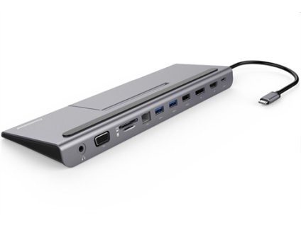 PremiumCord USB-C Full Size MST Dokovacia stanica vhodná pod notebook ku31dock13