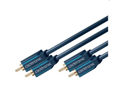 ClickTronic HQ OFC kabel 2x CINCH - 2x CINCH RCA, M/M, 3m CLICK70380