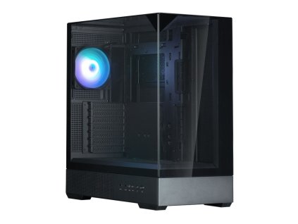 Zalman skříň P40 Prism / miniIT / 120mm ARGB fan / 2xUSB 3.0 / USB-C / panoramatická / černá P40 Prism Black