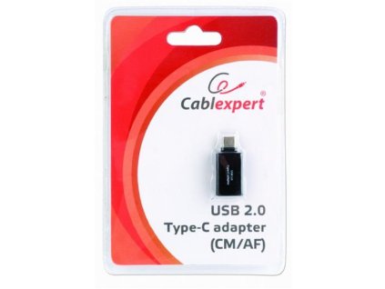 Gembird adaptér USB 2.0 (F) / USB-C (M) A-USB2-CMAF-01