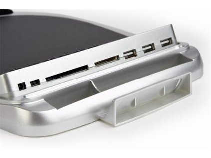Gembird combo podložka pod myš s integrovaným 3-port USB hubom, kalkulačkou, čítačkou pamäťových kariet a teplomerom MP-UC1