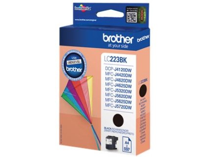kazeta BROTHER LC-223 Black MFC-J4420DW/J4620DW/J5320DW/J5620DW/J5720DW (550 str.) LC223BK