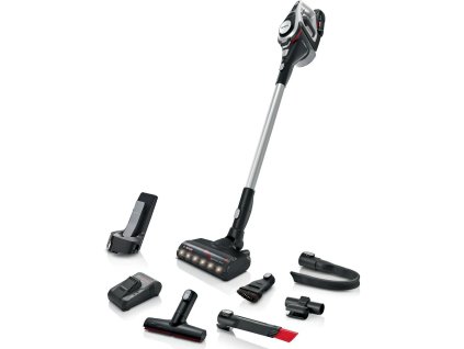Bosch Unlimited Series 8 Gen2 tyčový vysavač, akumulátorový, 79 dB, bezsáčkový, černá / šedá BSS82SIL1